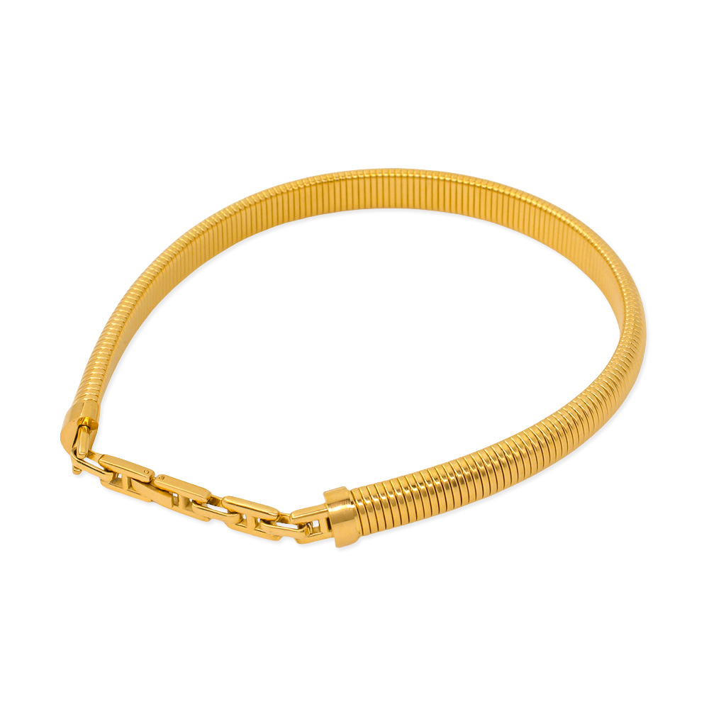 3:Gold necklace 36cm