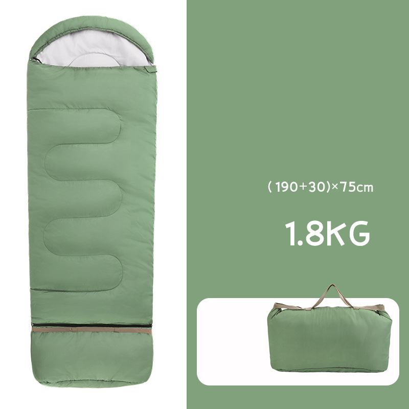 1.8KG Pine Green (Late autumn sleeping bag)