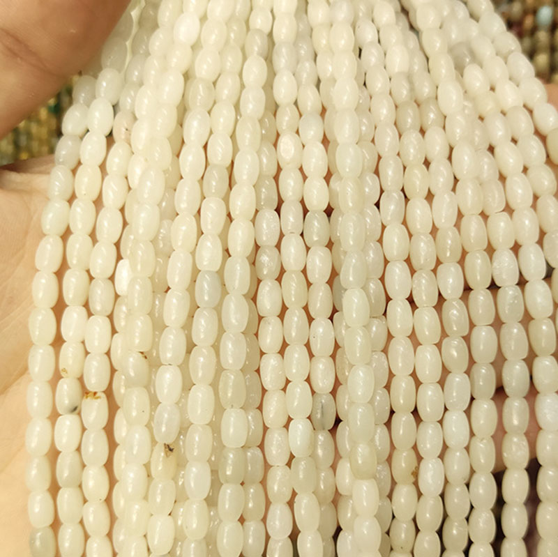 1:4*6mm rice beads ≈65 piece/ strand