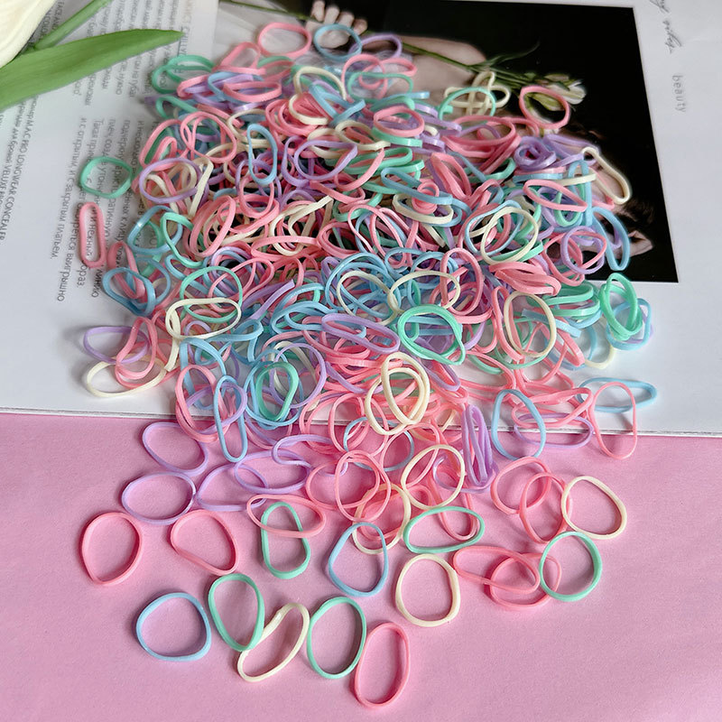 500 disposable colorful rubber bands