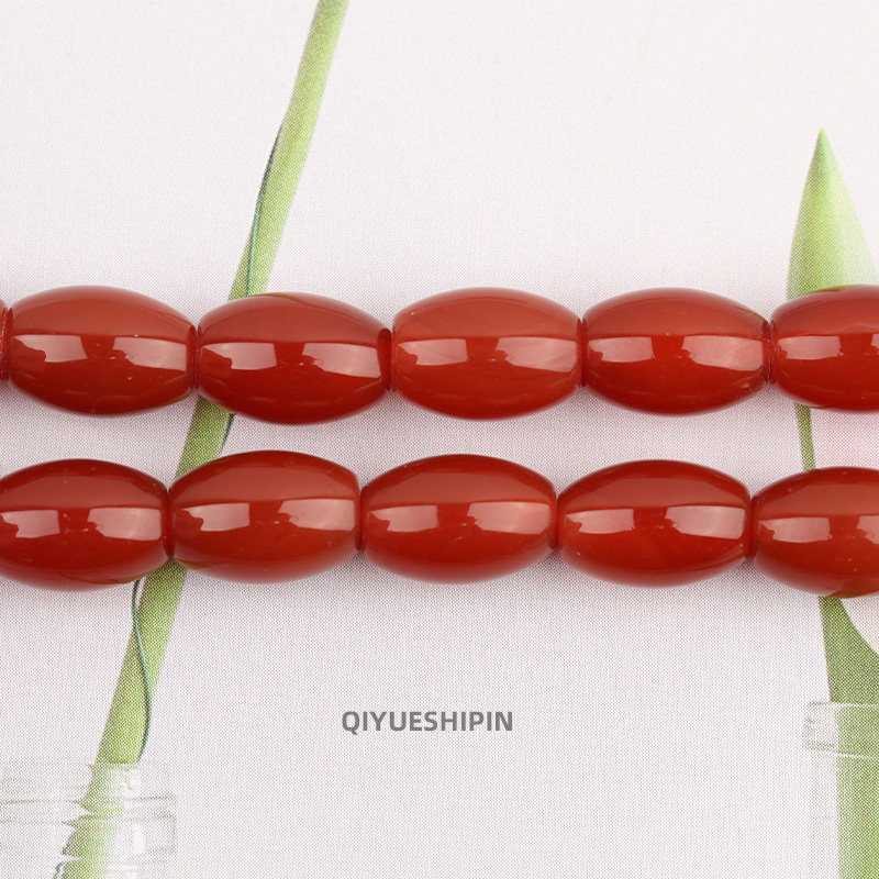 Red Agate Beads
