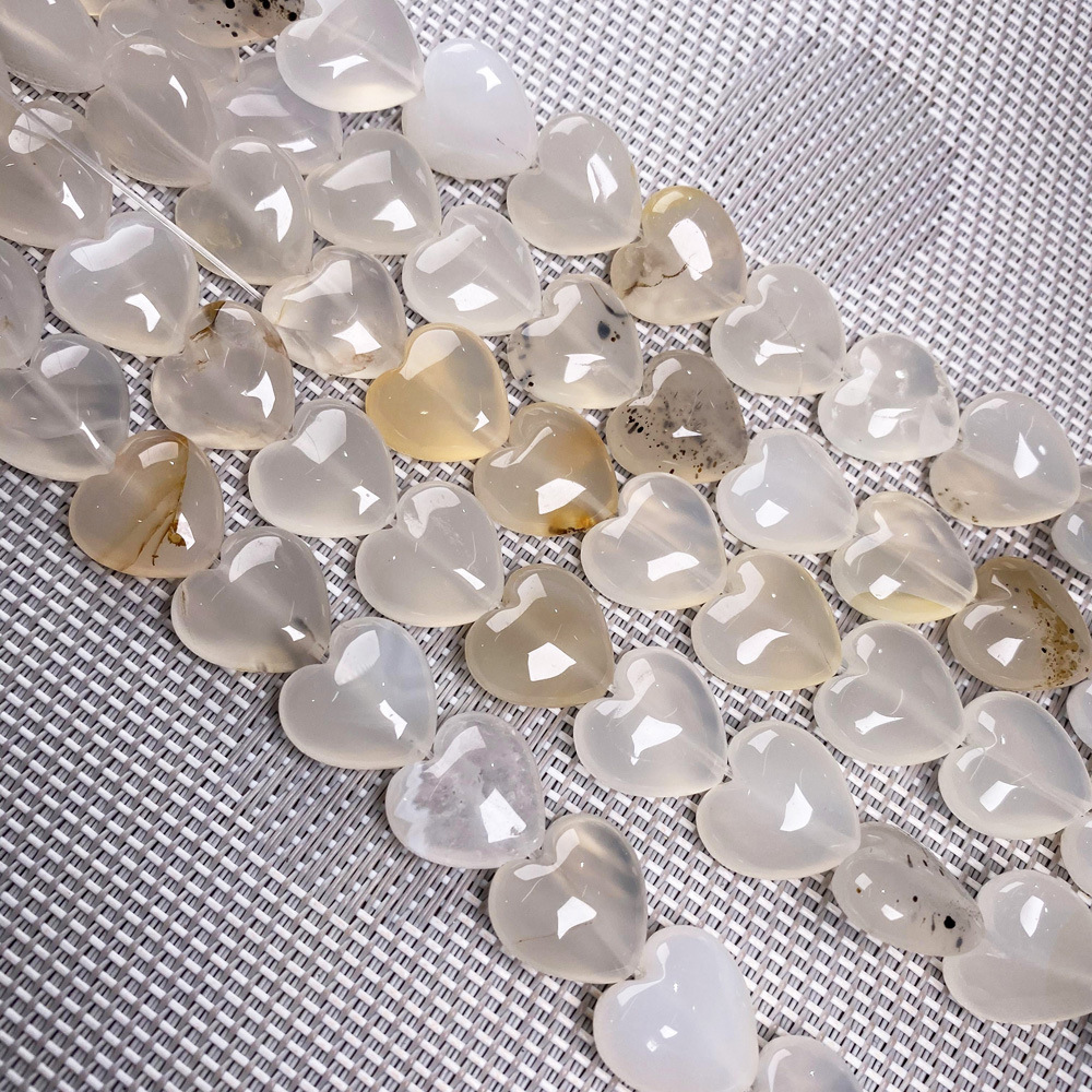 white agate 10mm ( about 40 )