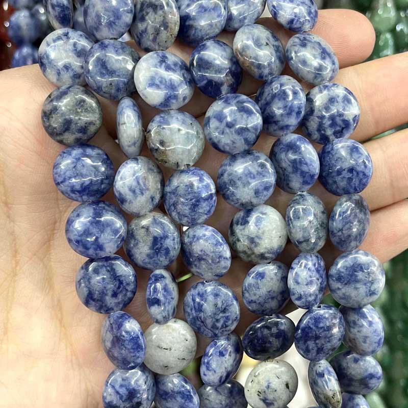 sodalite 12 * 6mm about 33 teeth