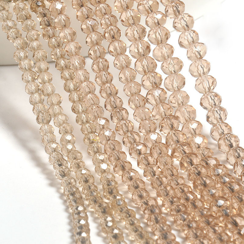 Silver Champagne 3mm / a string of about 127 piece