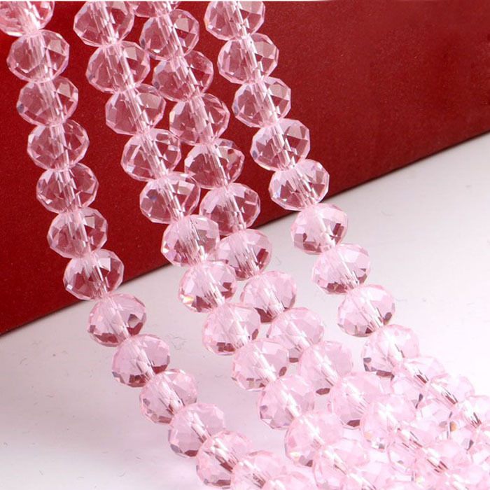 light pink 3mm / a string of about 127 pieces