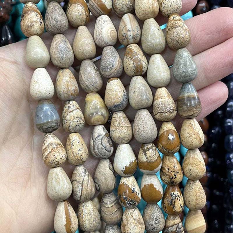 Picture Jasper 6 * 9mm about 44 teeth