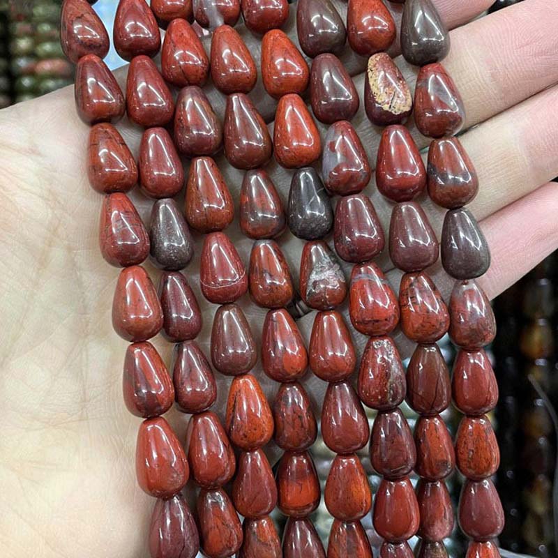 red jasper 6 * 9mm about 44 teeth