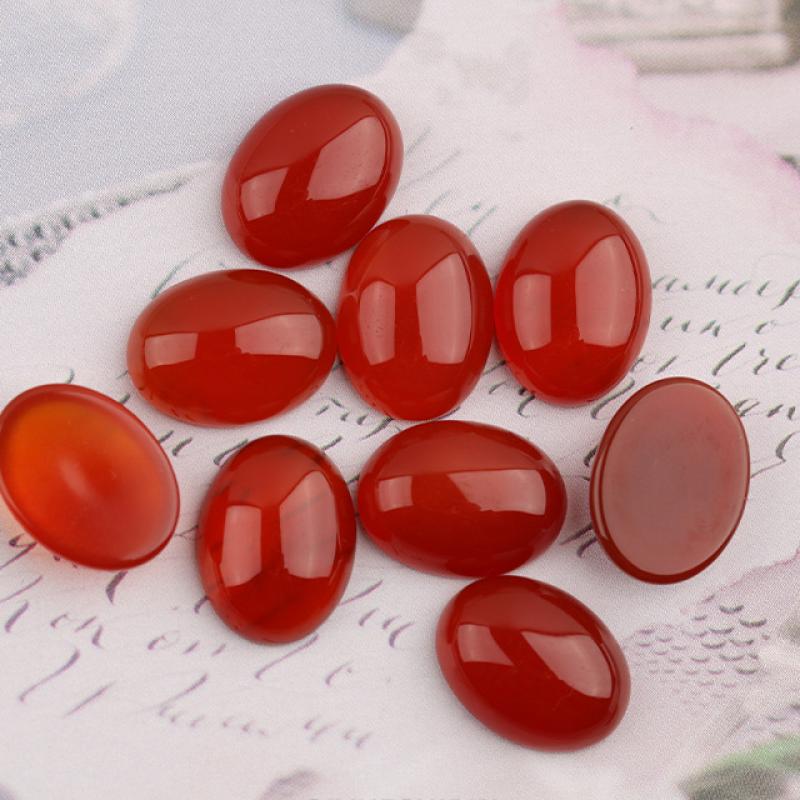 Natural red agate 13 * 18 mm