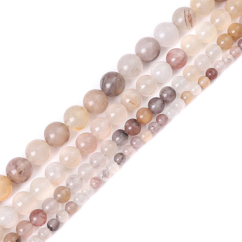 Natural violet beads 4mm aperture is about 0.5 mm
