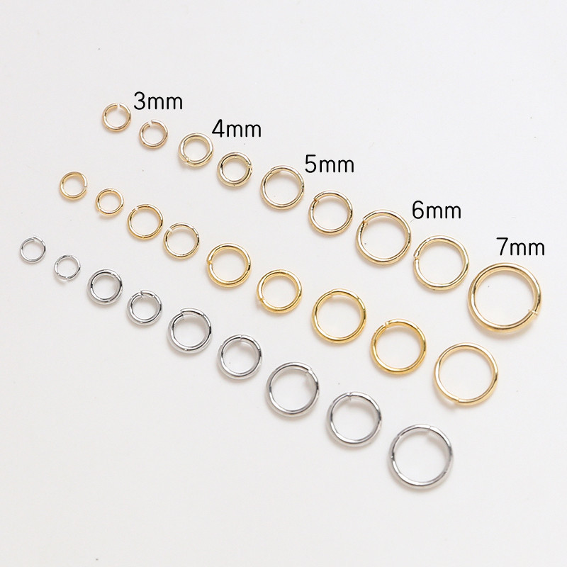 11:0.7 thick * 6MM 18K gold (20 pieces)
