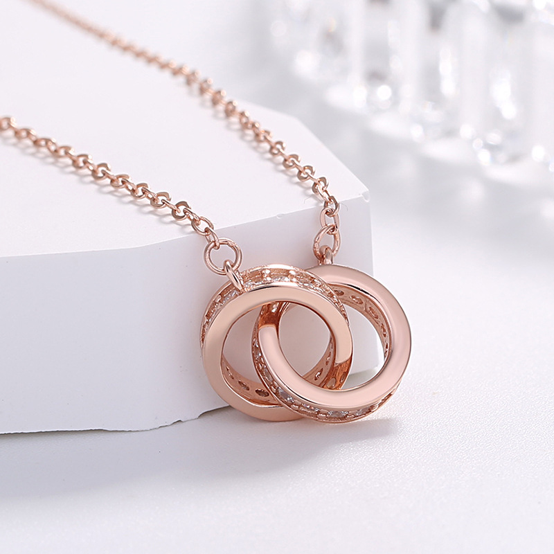 1:Rose Gold small -0.8cm