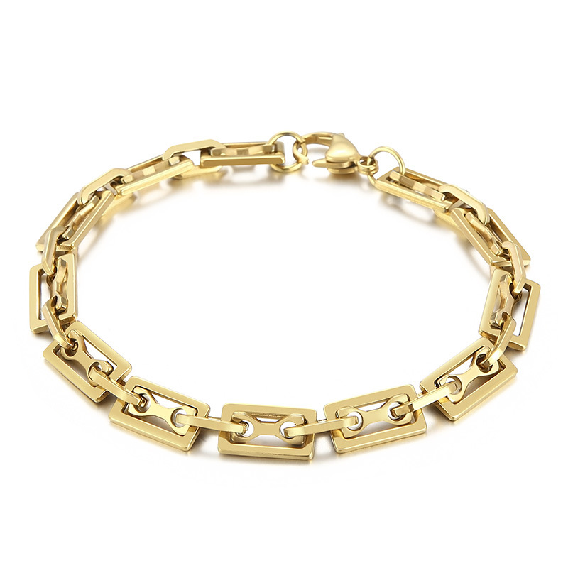 Gold bracelet 7mm * 20cm