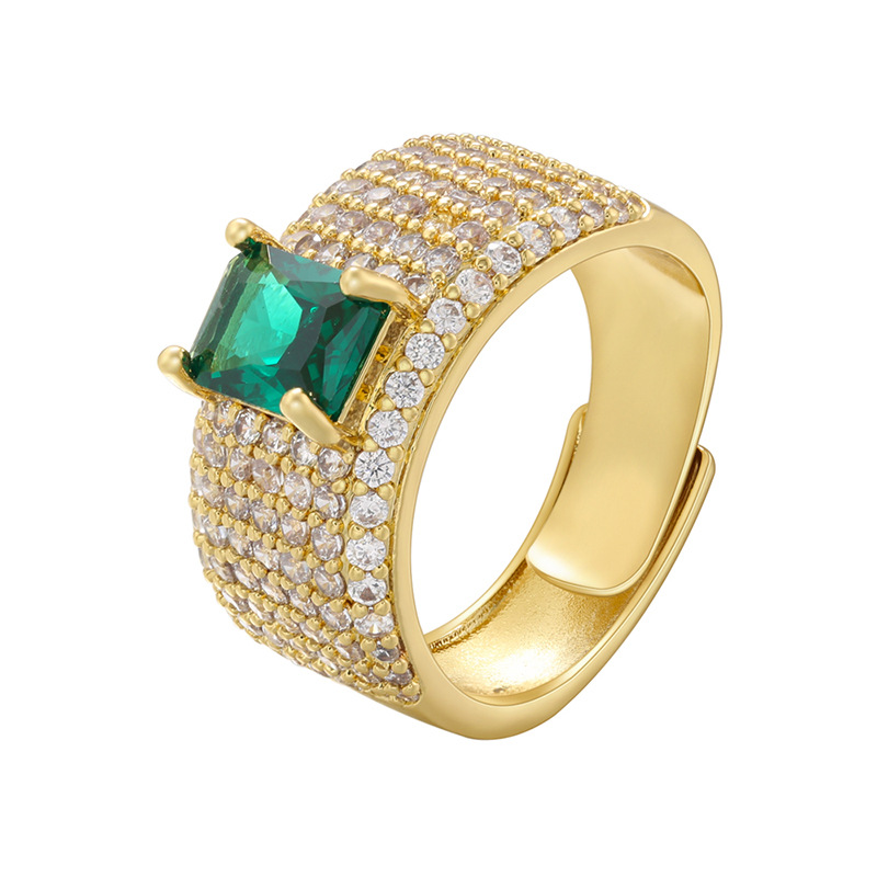 Gold Green Diamond