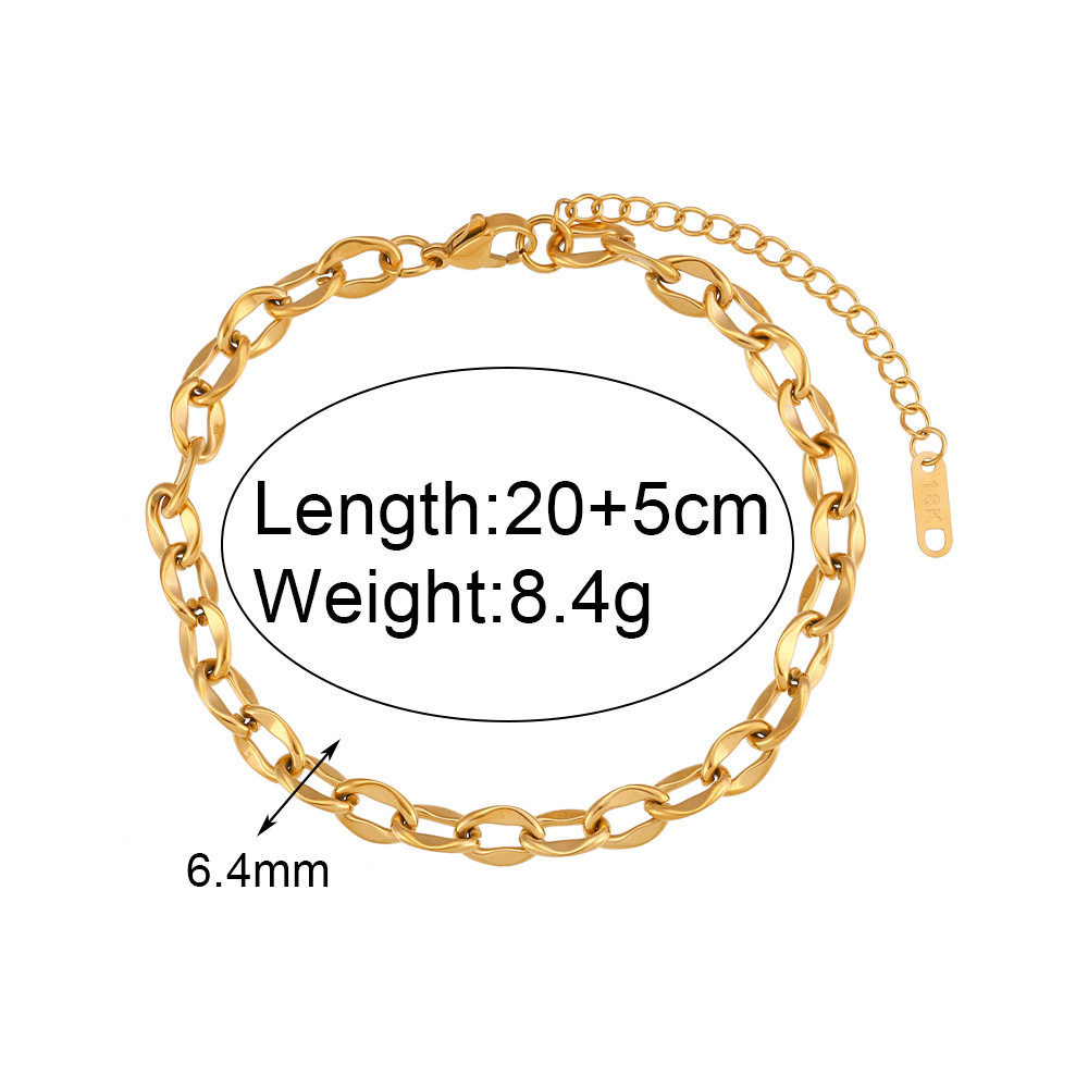 6.4 mm concave chain