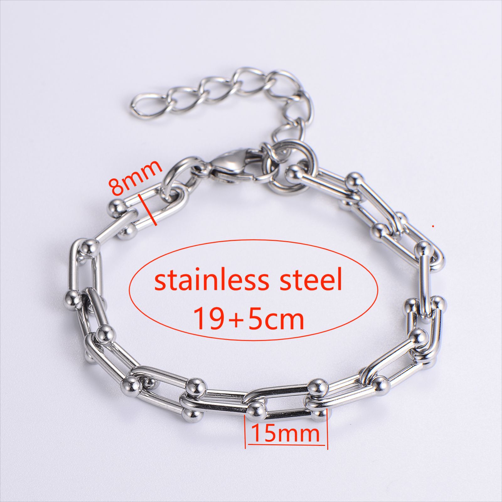 1:Steel bracelet