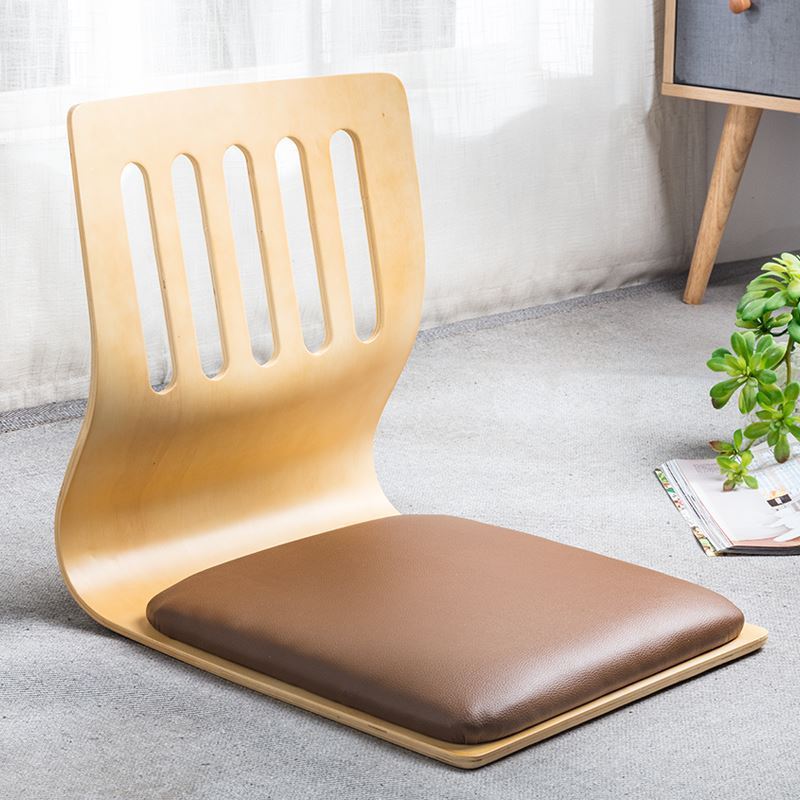 Wood five-hole thick leather sitting whole-H76