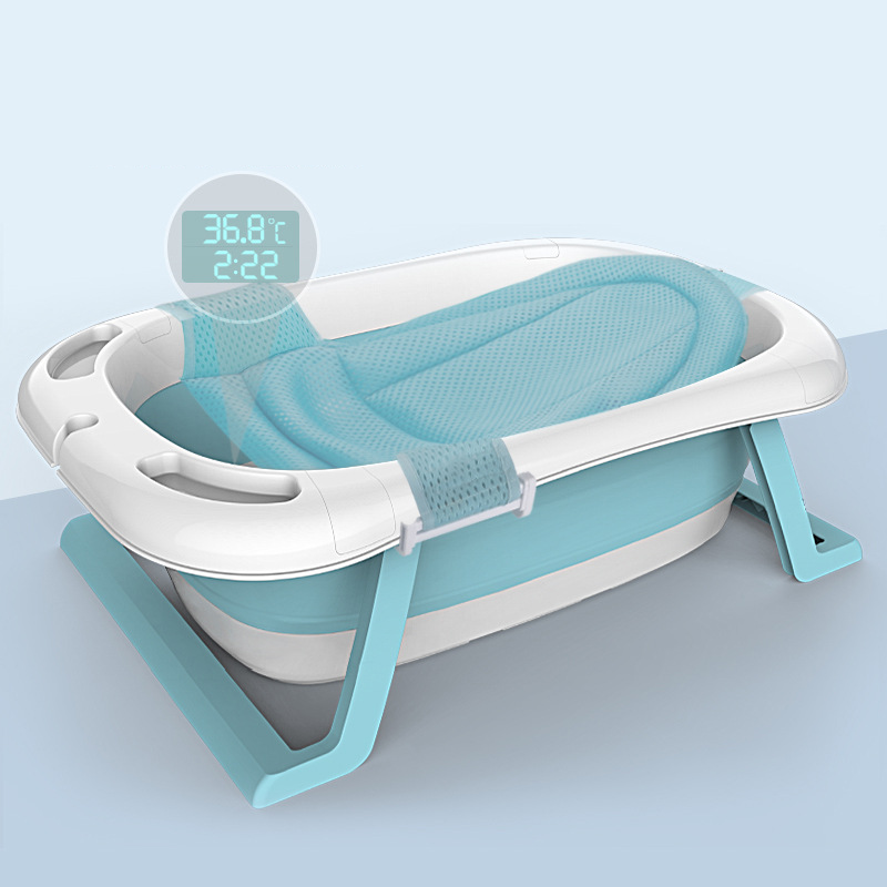 Intelligent temperature sensing model Gray blue - bathtub bath net