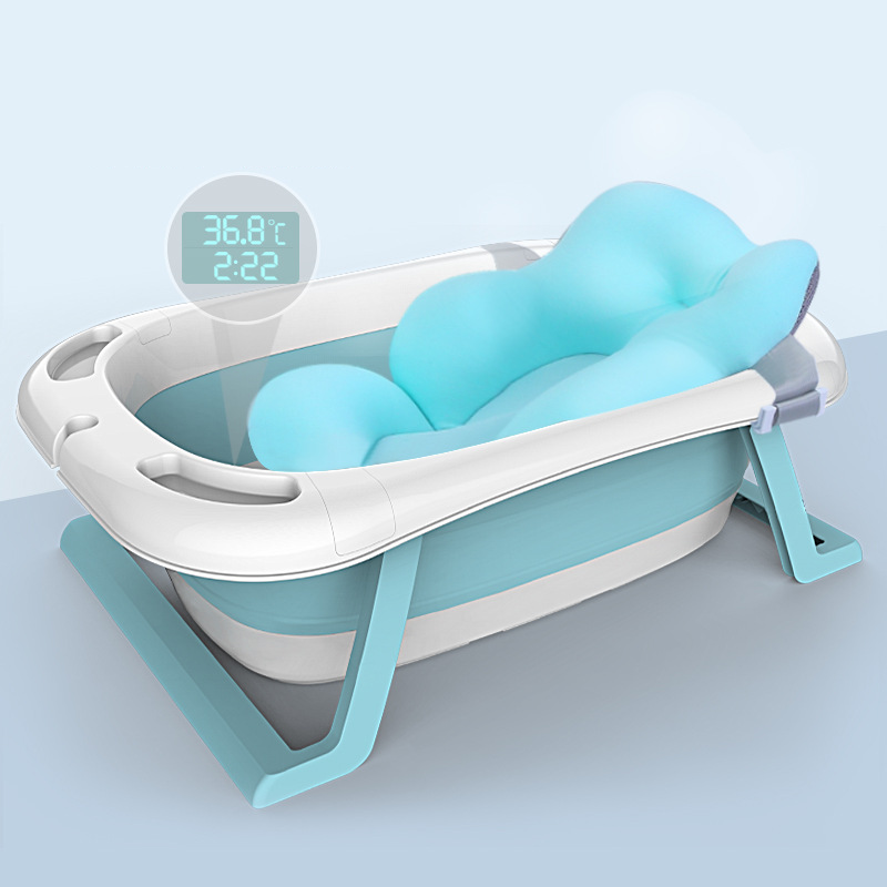 Smart temperature sensing model  Gray blue - bathtub bath bed