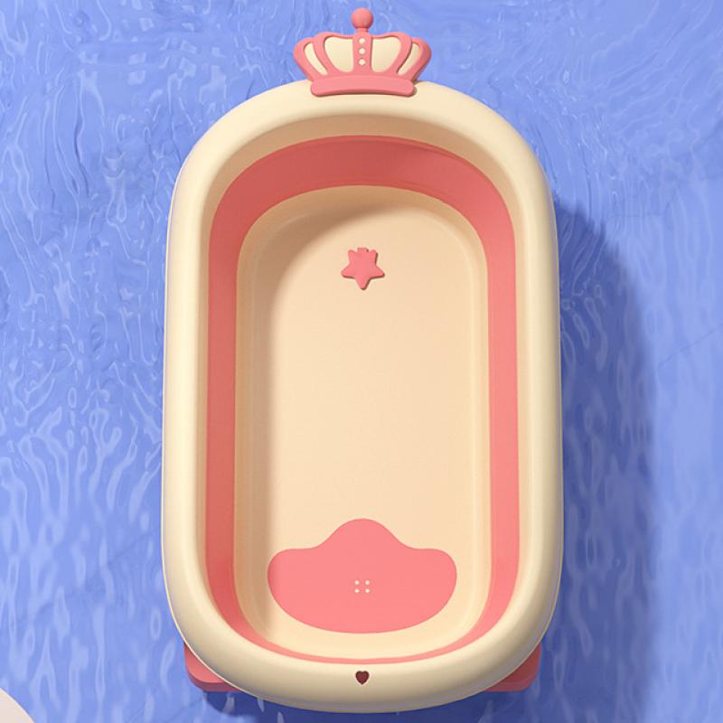 Crown bath pink
