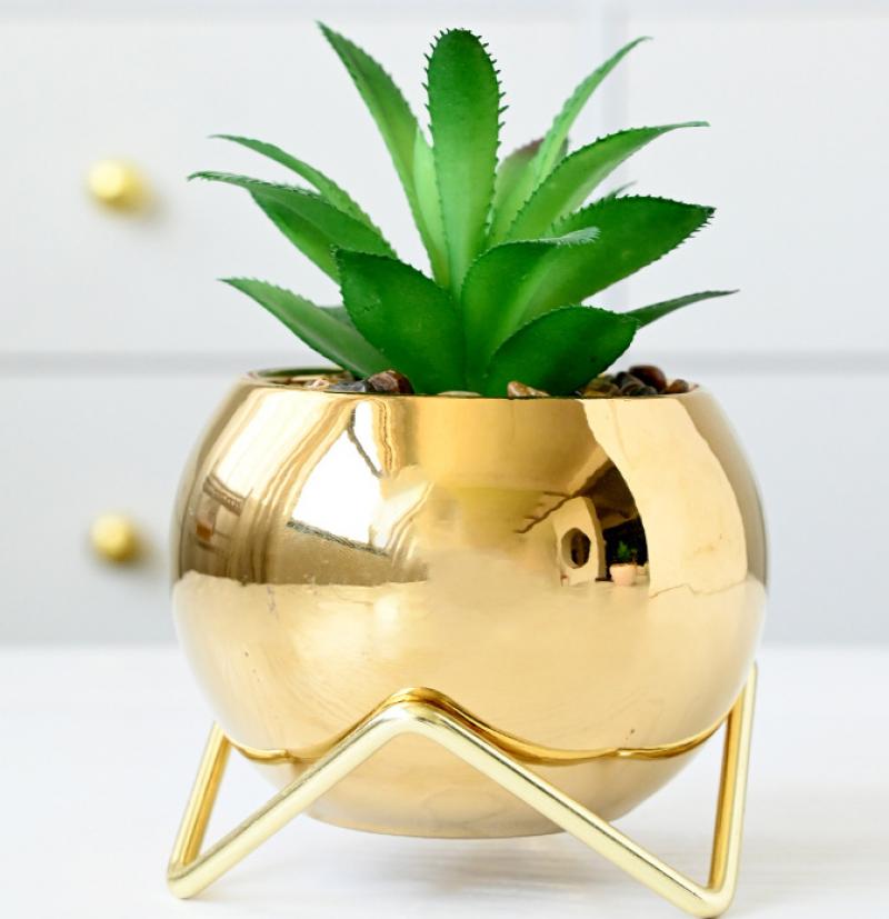 Golden ball pot holder (without plants) -97*67m