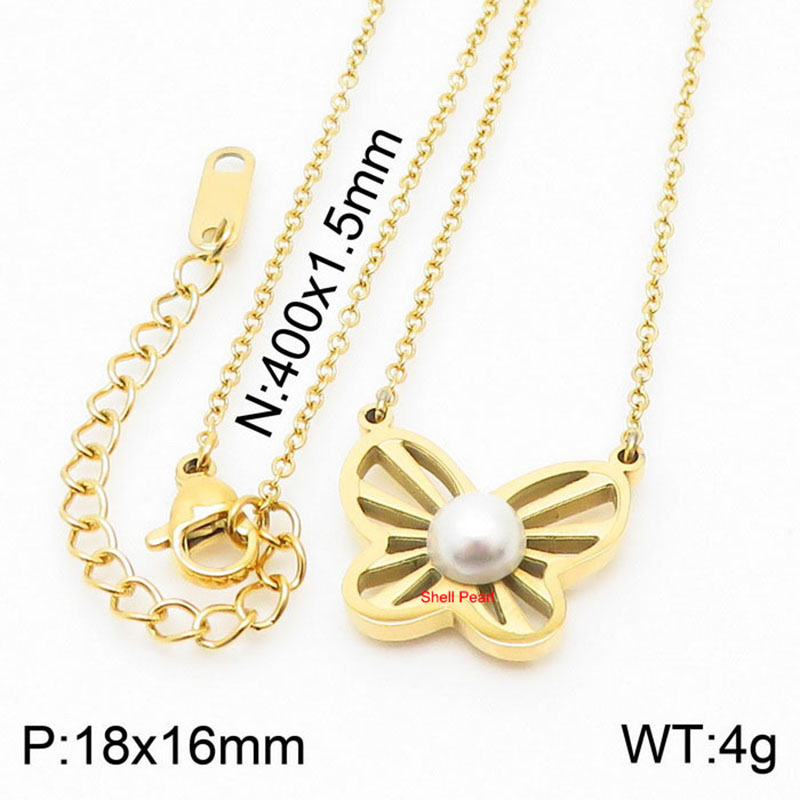 8:Gold necklace KN235564-KLX