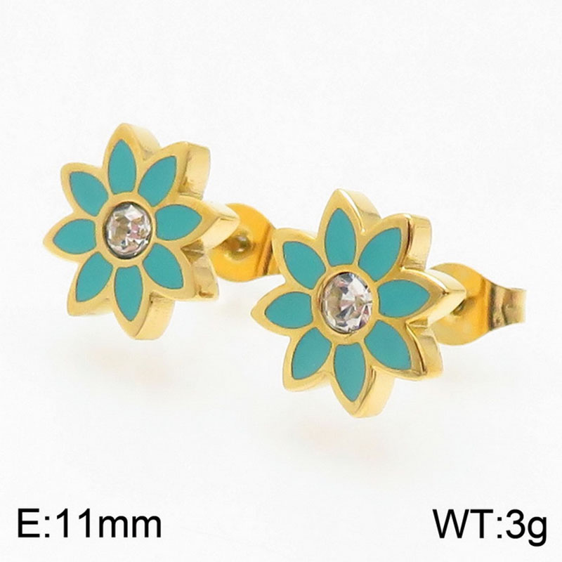 6:Gold earrings KE108795-LX