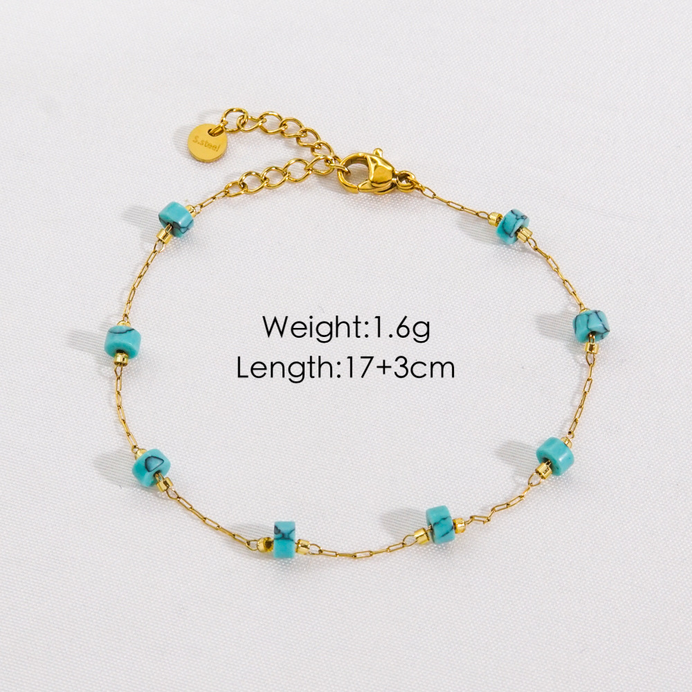 12:Turquoise blue-bracelet