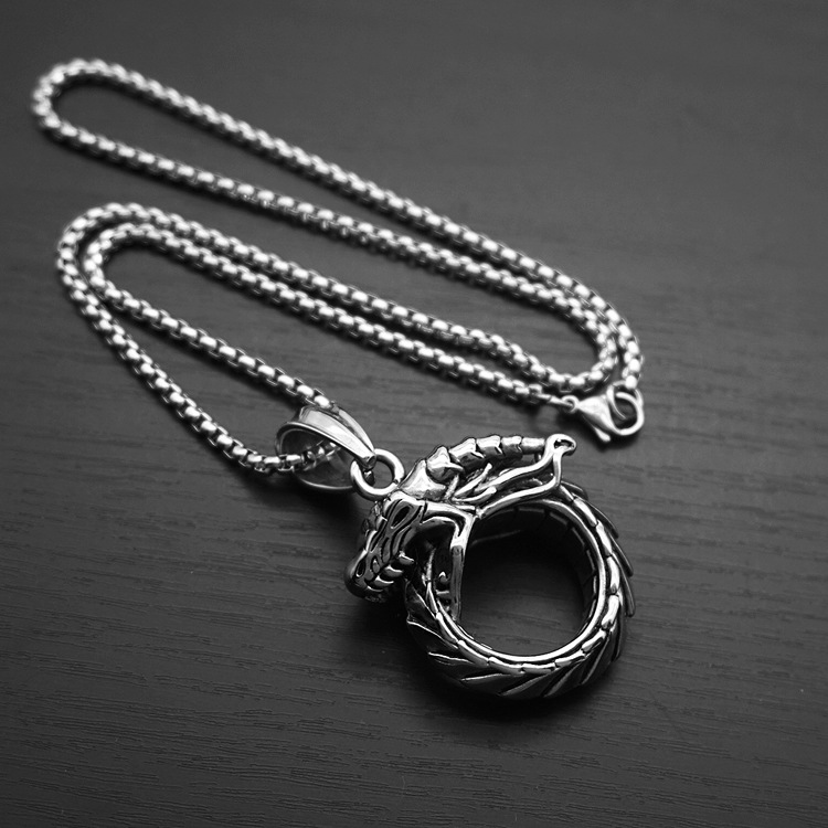 2:Steel color with 60cm square pearl chain