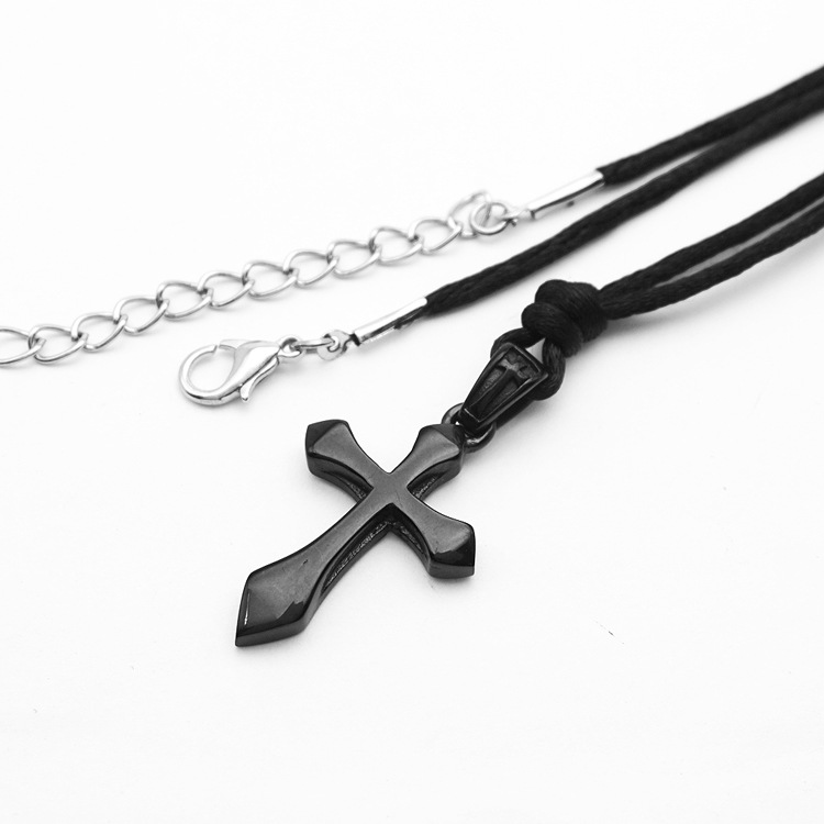 10:Black with 60cm black rope