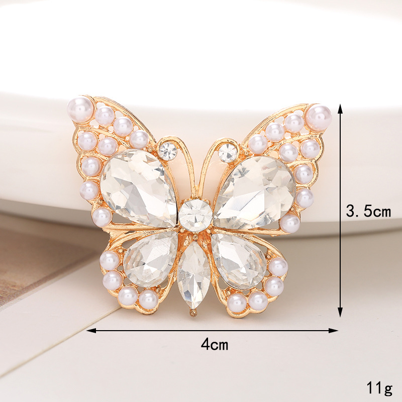 Pearl butterfly white