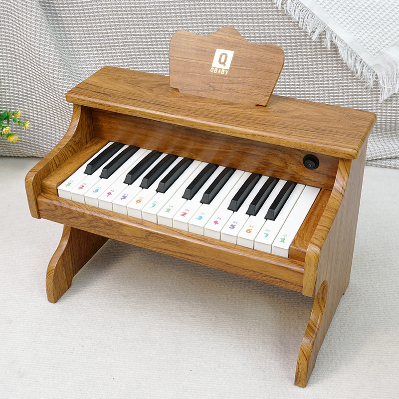 Enlightenment table piano (dark wood grain)