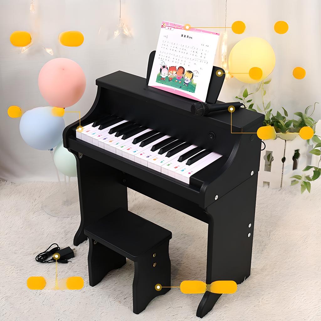 MC-S1Y1 electric piano (black)   stool