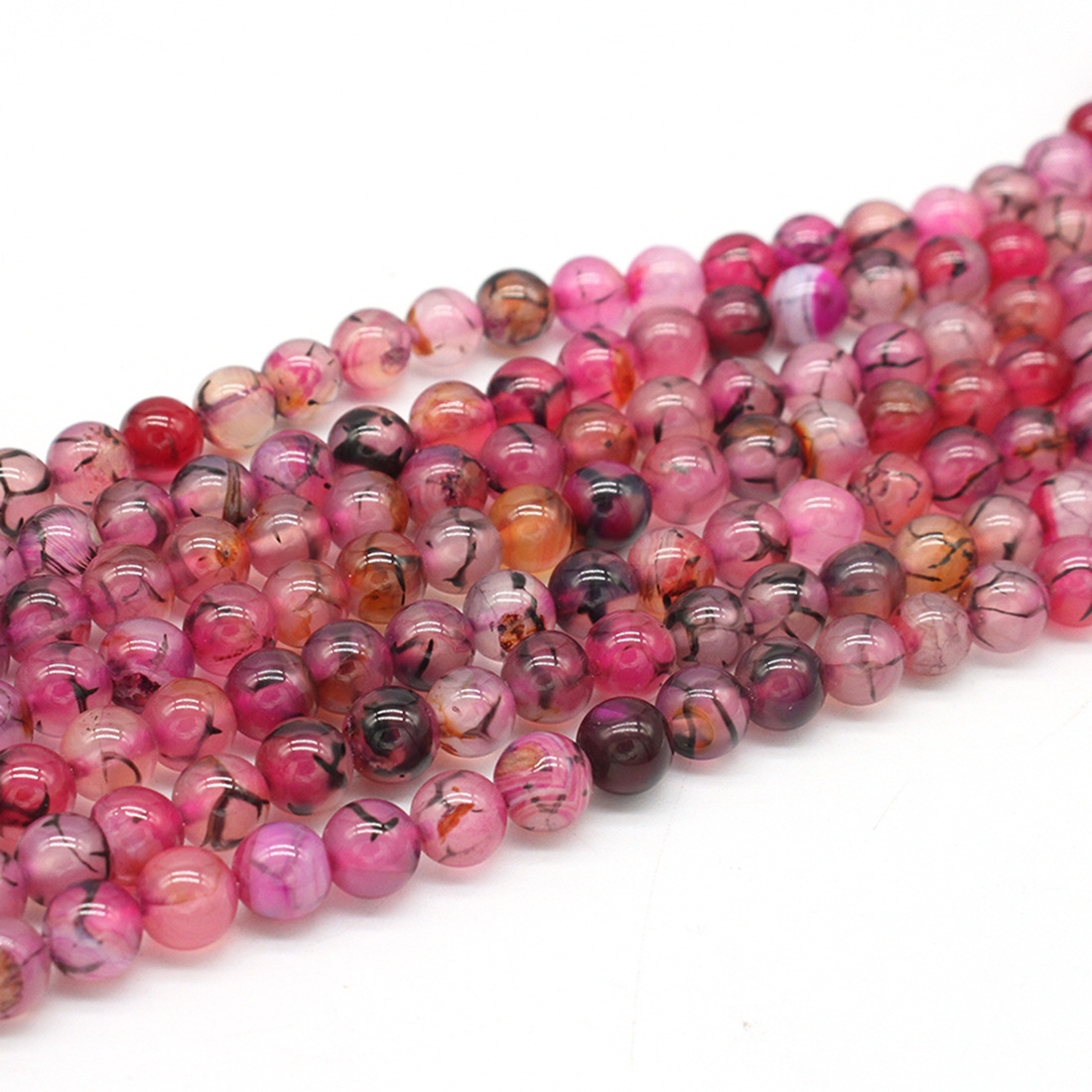 Light rose red Length 4mm/about 96 PCs