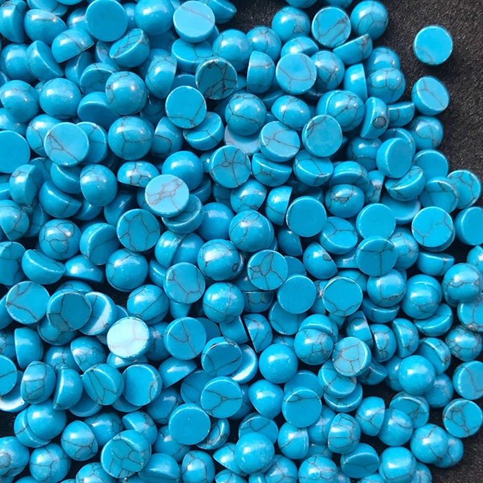 blue turquoise 4mm