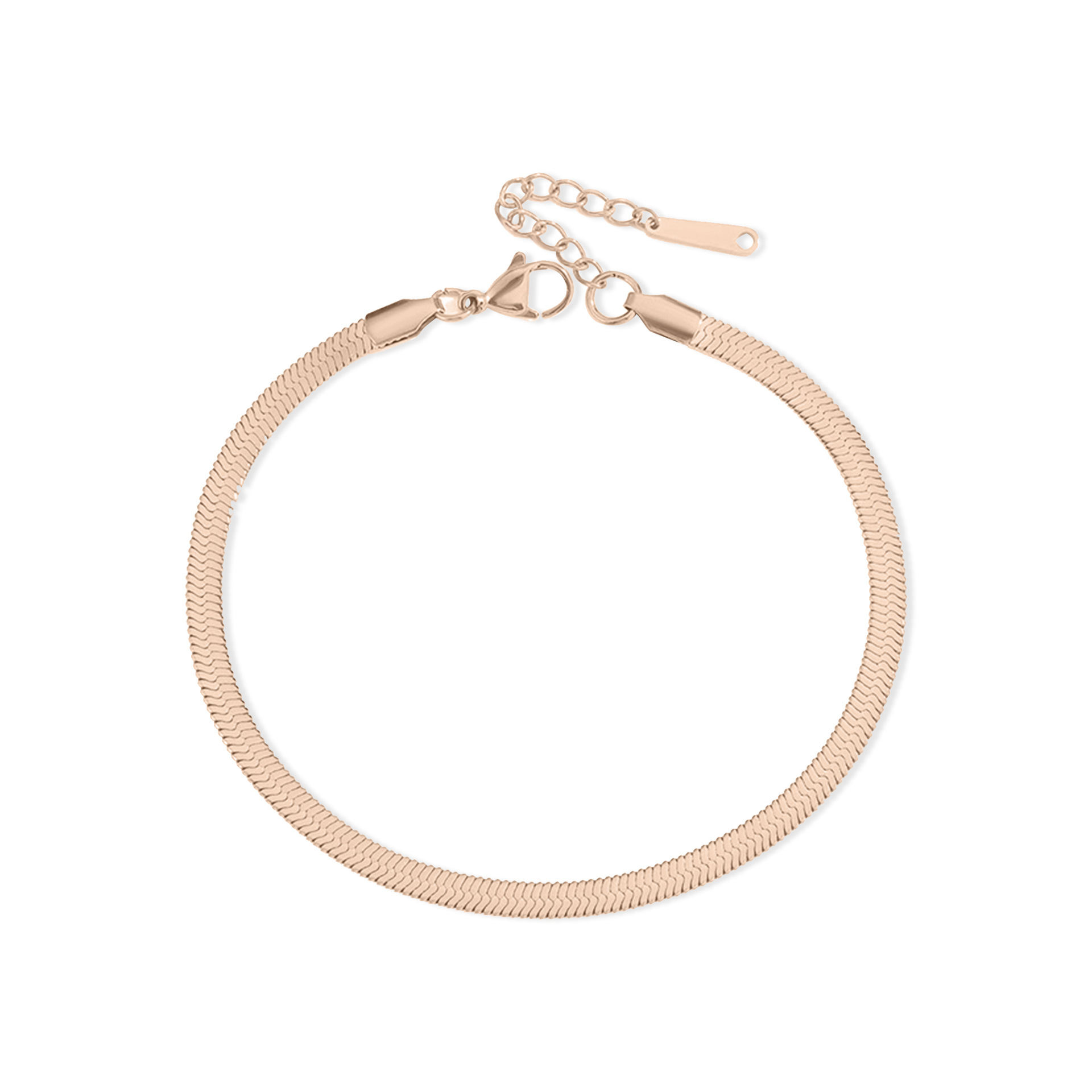 rose gold color plated 150mm,50mm