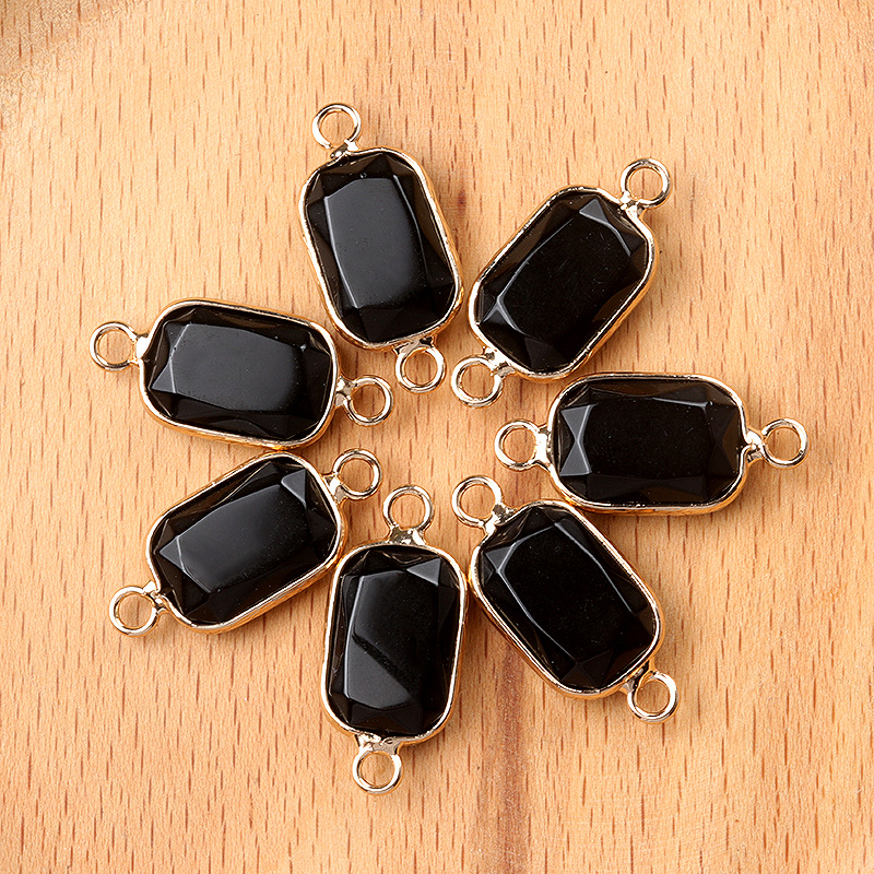 8 Schwarzer Obsidian