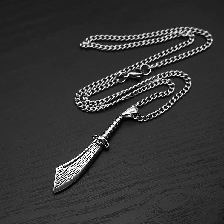 3:With 55cm Cuban chain