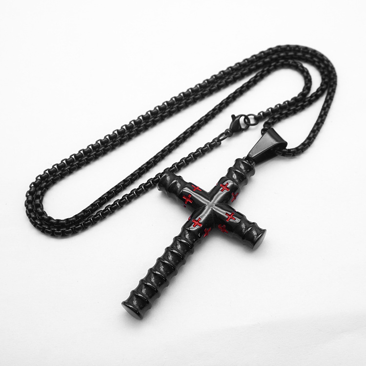 6:Black with 60cm square pearl chain
