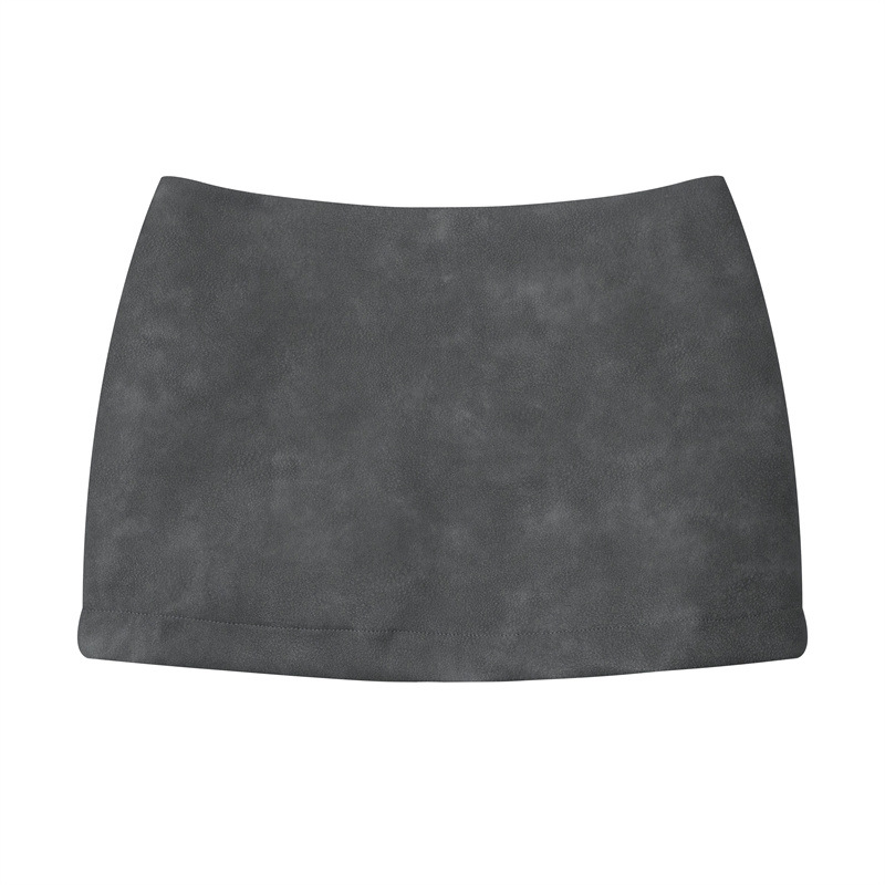 Grey short skirt