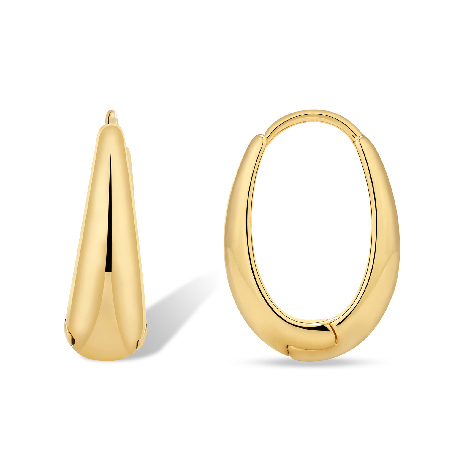 1:Oval gold