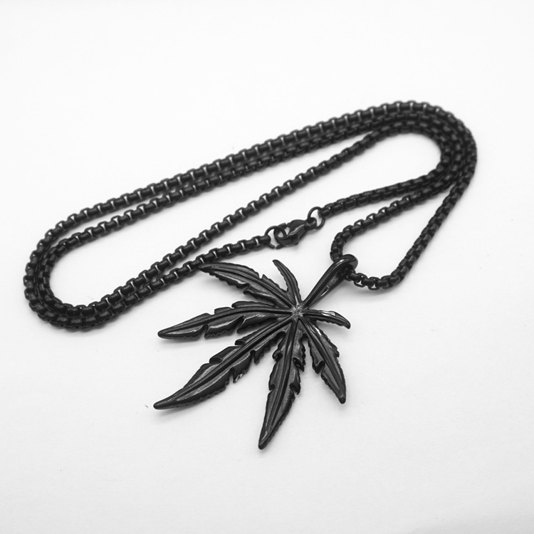 9:Black with 60cm square pearl chain