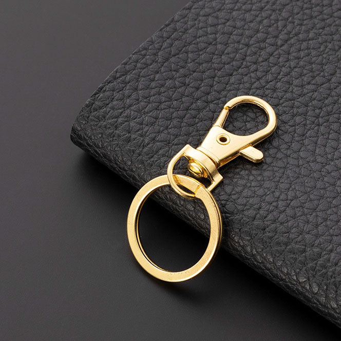 [Gold-plated] 3g dog buckle+25mm flat ring [1 piec