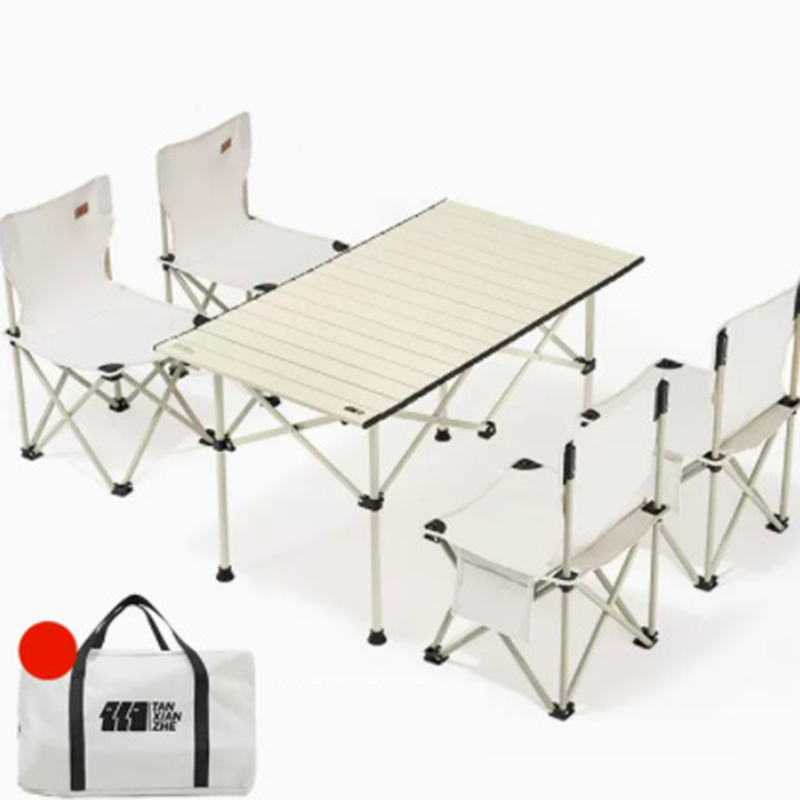 Large size off white Long table five-piece set