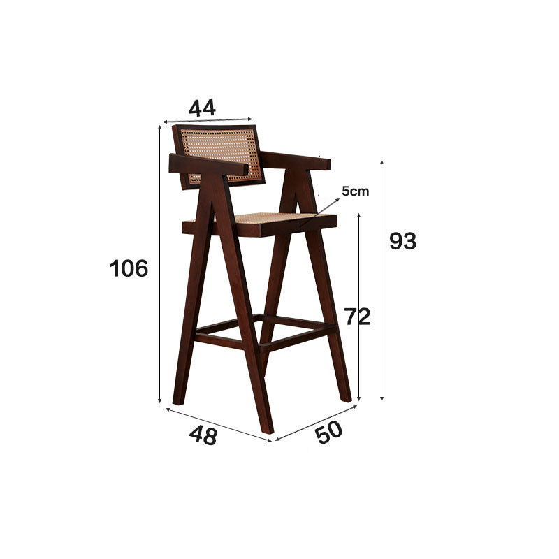 Deep walnut (real cane)