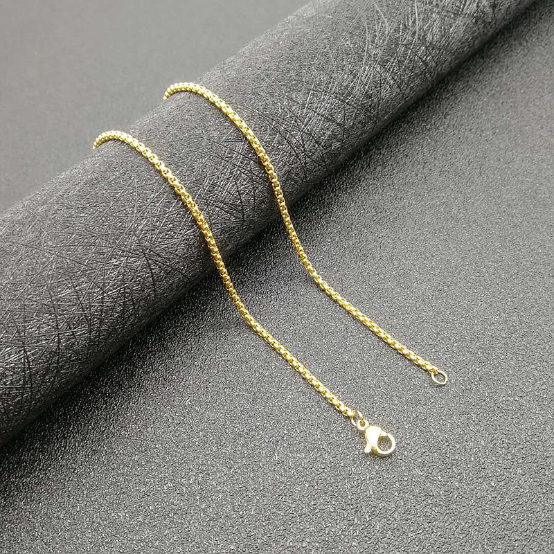 3:Gold 2mm*60cm chain