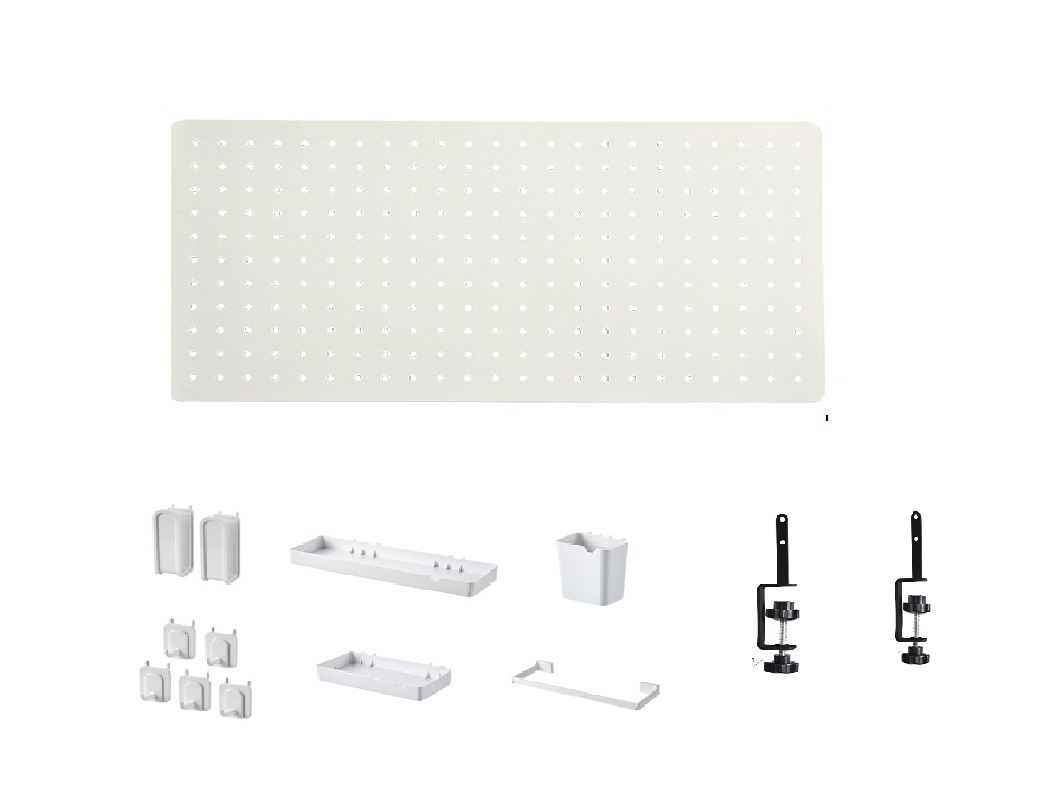 Large Set meal four - clip - White