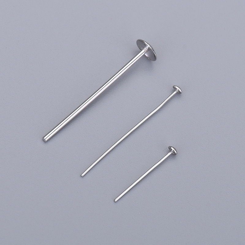real platinum plated 2x15mm, wire diameter 0.5mm