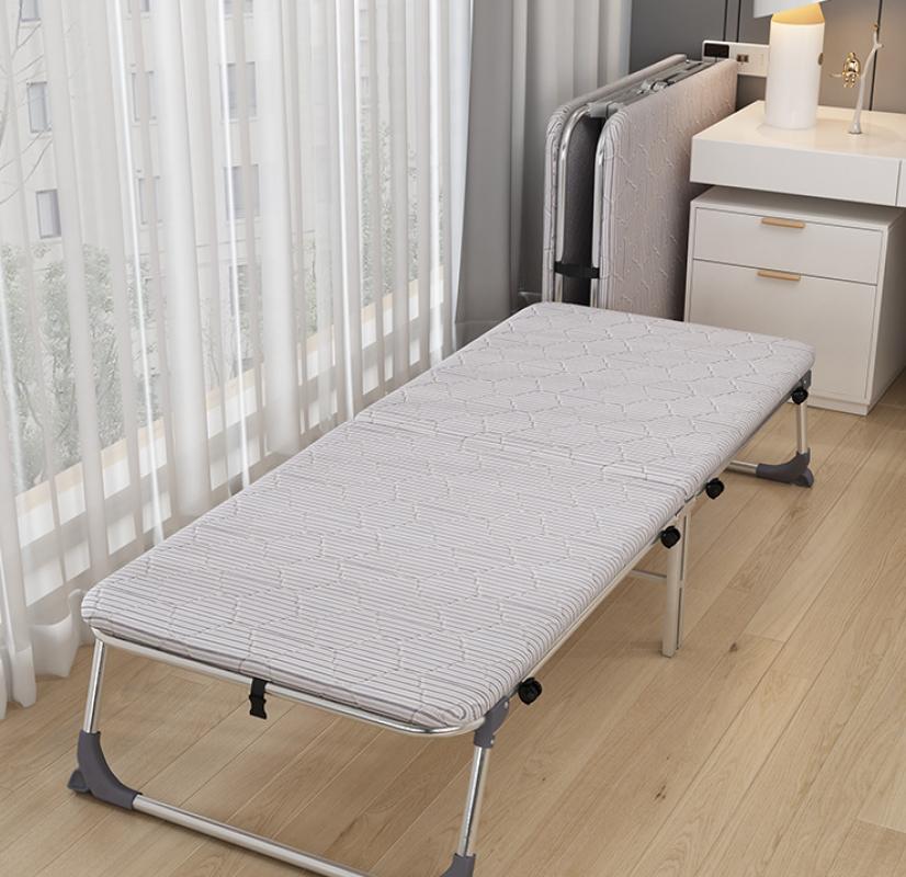 [Reinforced and wheeled hard bed] Stripe model 70CM wide