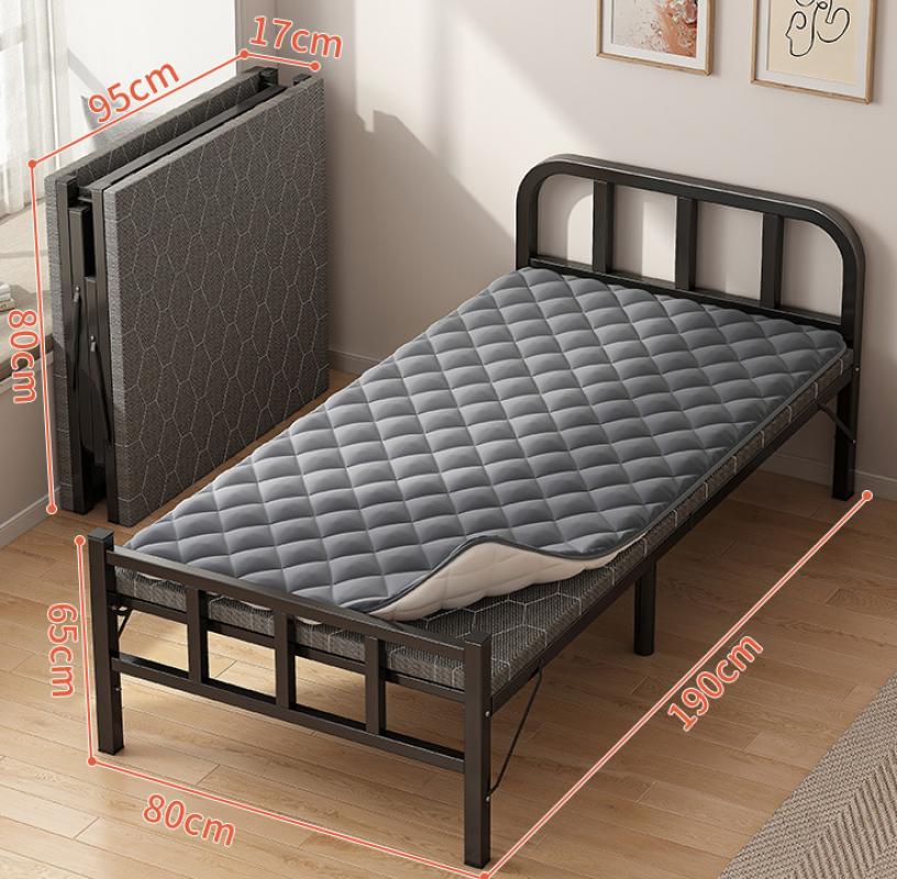[Upgraded square tube   ice silk mattress] 80cm wide