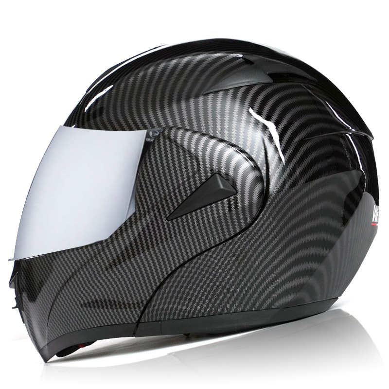 Serpentine imitation carbon fiber silver plated mirror